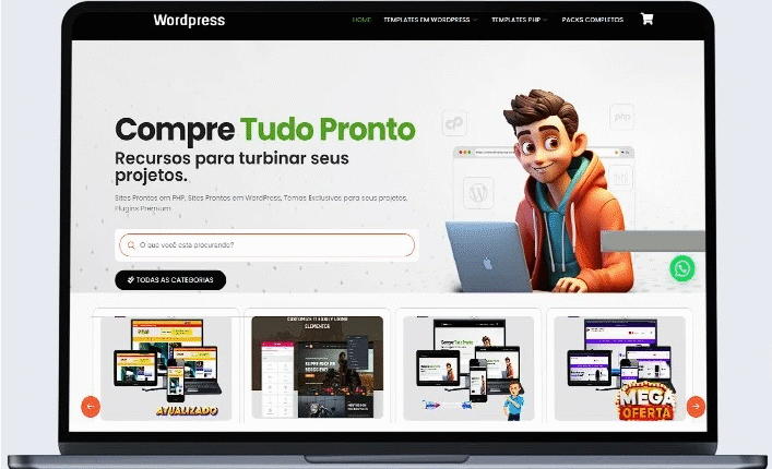 Loja PRONTA Para Vendas De Produtos Digitais