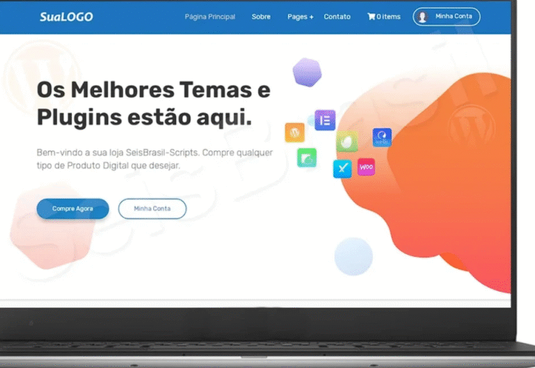 Script Loja de Produtos Digitais Completa WordPress 2024