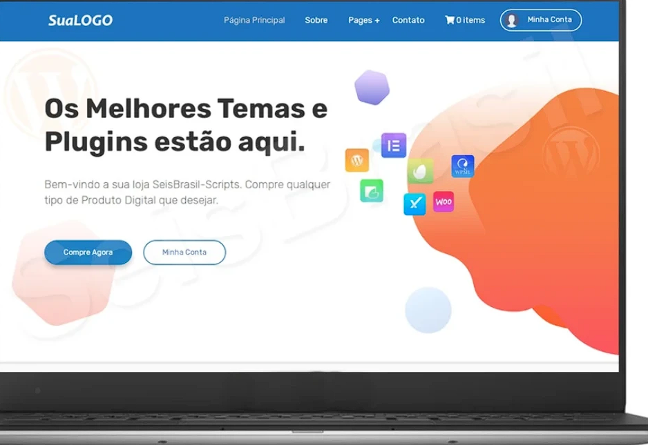 Script Loja de Produtos Digitais Completa WordPress 2024