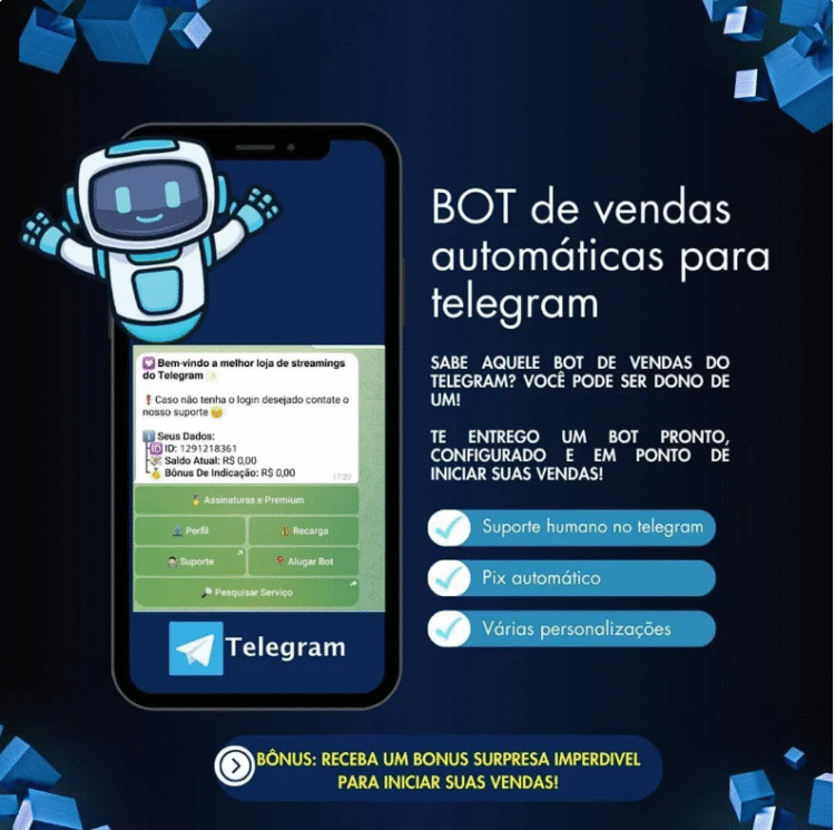 Bot Telegram Venda Automatica Telegram