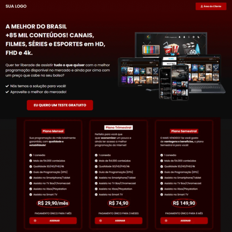 Script Site iptv Novo 2025