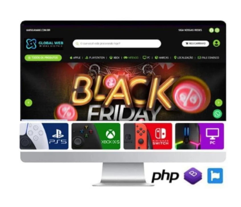 Loja Virtual Em WordPress Responsiva Woocommerce – Mercado P