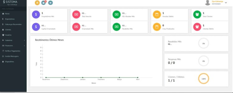 Script Sistema de Cobranças e Empréstimos