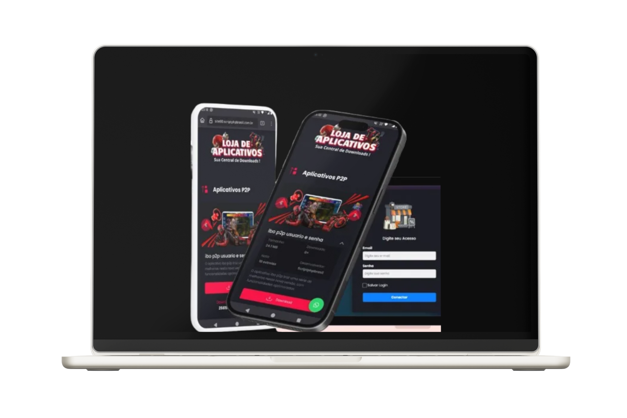 Script Loja de Aplicativo Com Painel Administrador 2025
