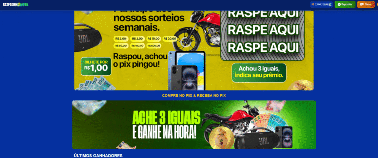 Script de Raspadinha Online