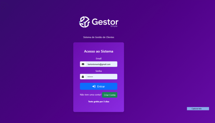 Gestor de Clientes Rastreamento Veicular – cobrança Manual